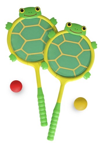 Product Cover Melissa & Doug Sunny Patch Tootle Turtle Racquet and Ball Bouncing Game Set