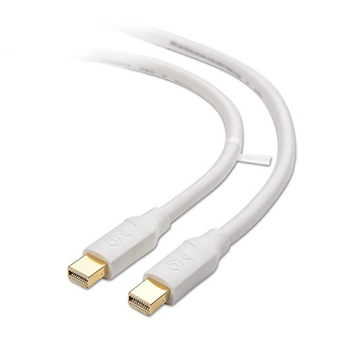 Product Cover Cable Matters Mini DisplayPort to Mini DisplayPort Cable in White 6 Feet - 4K Resolution Ready