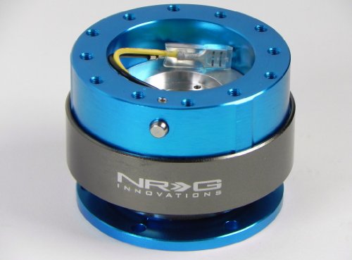 Product Cover NRG Steering Wheel Quick Release Kit - Gen 2.0 - New Blue - Part # SRK-200NB