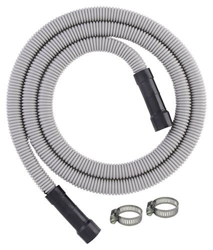 Product Cover LDR Industries Dishwasher Water Discharge Drain Hose, For Dishwashers With 5/8 Inch, 3/4 Inch or 1 Inch Connections, 504 1500