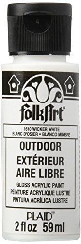 Product Cover FolkArt Outdoor Acrylic Paint in Assorted Colors (2 Ounce), 1610 Wicker White