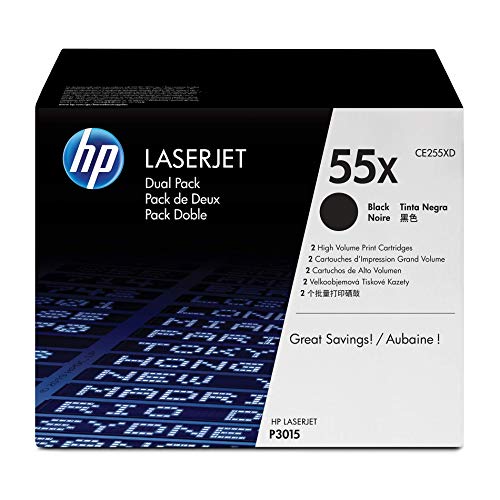 Product Cover HP 55X | CE255XD | 2 Toner Cartridges | Black | High Yield