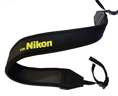 Product Cover Fotasy Professional Neoprene Neck Strap for NIKON Cameras, Camera Neck Strap for Nikon D5 D4 D3 DS850 D810 D800 D750 D7500 D7300 D7200 D7000 D5600 D5500 D5300 D5100 D5000 D3500 D3400