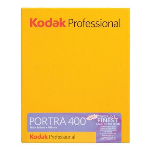 Product Cover Kodak 880 6465 Portra 400 Professional ISO 400, 4 x 5 Inches, 10 Sheets, Color Negative Film (Yellow)