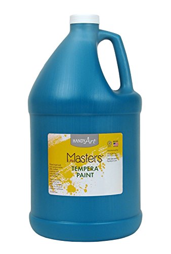 Product Cover Handy Art Little Masters Tempera Paint Gallon, Turquoise