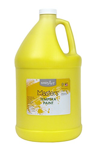 Product Cover Handy Art Little Masters Tempera Paint Gallon, Yellow