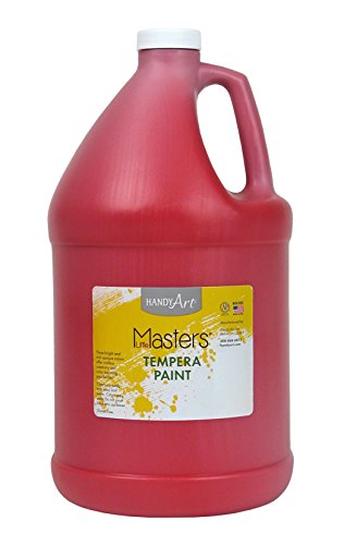Product Cover Handy Art Little Masters Tempera Paint Gallon, Red