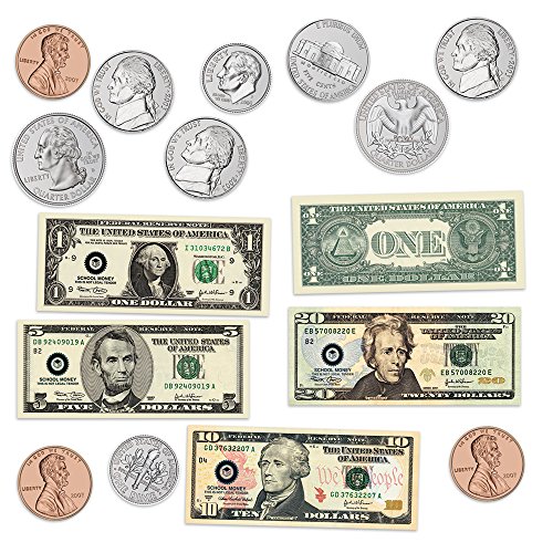 Product Cover Learning Resources Double-sided Magnetic Money