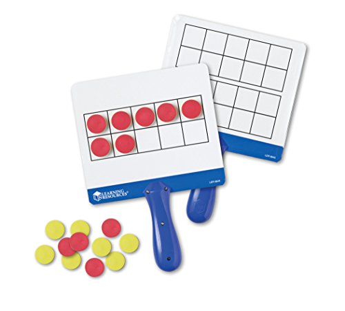 Product Cover Learning Resources Magnetic Ten-Frame Answer Boards, Set of 4 with 100 counters