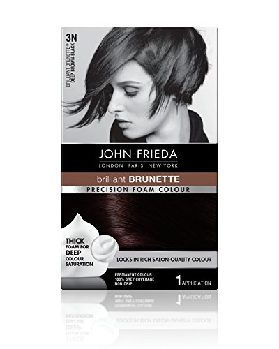 Product Cover John Frieda Precision 3n Foam Permanent Colour, Deep Brown Black - Kit, 2.4 Oz