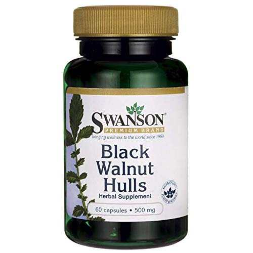 Product Cover Swanson Black Walnut Hulls 500 Milligrams 60 Capsules