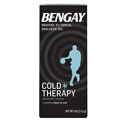 Product Cover Bengay Cold Therapy Pain Relief Gel with Pro-Cool Technology, Cooling Topical Pain Reliever, 4 oz