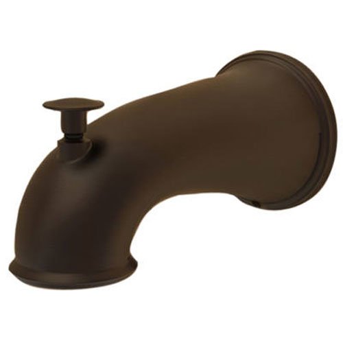 Product Cover DANCO Company 10317 Bronze Tub Diverter Bathtub Spout, 6 Inches/Pull, Oil-Rubbed