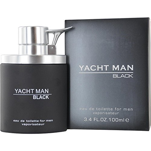 Product Cover Myrurgia Yacht Man Black Eau de Toilette Spray for Men, 3.4 Ounce
