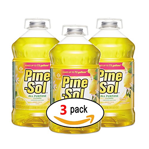 Product Cover Clorox 35419 Pine-Sol Lemon Fresh All-Purpose Cleaner Bottle,144-Ounce (3-Pack)