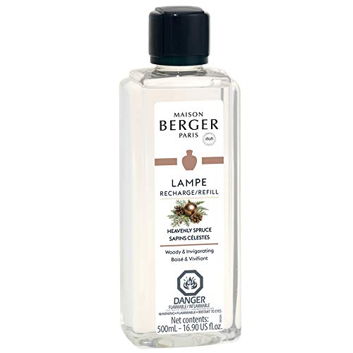 Product Cover Heavenly Spruce | Lampe Berger Fragrance Refill by Maison Berger | for Home Fragrance Oil Diffuser | Purifying and perfuming Your Home | 16.9 Fluid Ounces - 500 milliliters | Made in France