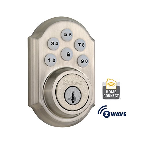 Product Cover Kwikset 910 Door Lock for U.S., 910TRL ZW 15 SMT (Satin Nickle), by Kwikset, Cert ID: ZC08-15060007