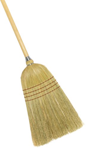 Product Cover Weiler 44009 Corn Fiber Light Industrial Upright Broom with Wood Handle, 1-1/2