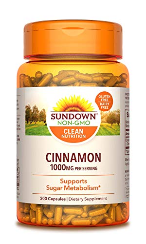 Product Cover Sundown Cinnamon 1000 mg, 200 Capsules