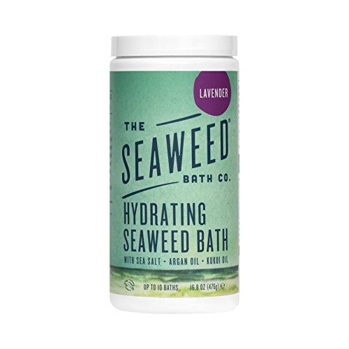 Product Cover The Seaweed Bath Co. Hydrating Seaweed Bath, Lavender, Natural Organic Bladderwrack Seaweed, Vegan, 16.8 oz.