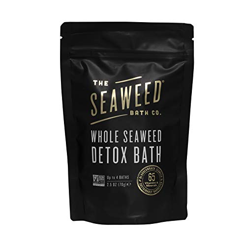 Product Cover The Seaweed Bath Co. Whole Seaweed Detox Bath, Natural Organic Bladderwrack Seaweed, Non-GMO Verified, Vegan, 2.5 oz.