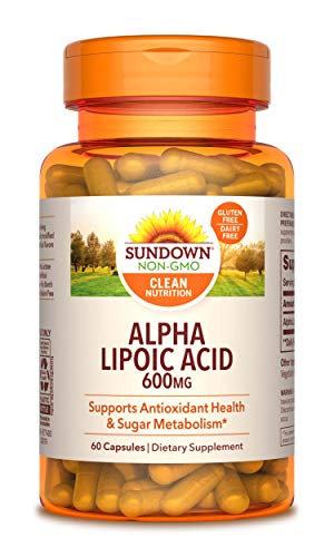 Product Cover Sundown Super Alpha Lipoic Acid 600 mg, 60 Capsules (Packaging May Vary)