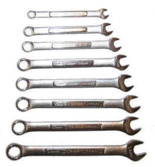 Product Cover Craftsman 8 Piece Metric 12 Point Combination Wrench Set, 9-47243