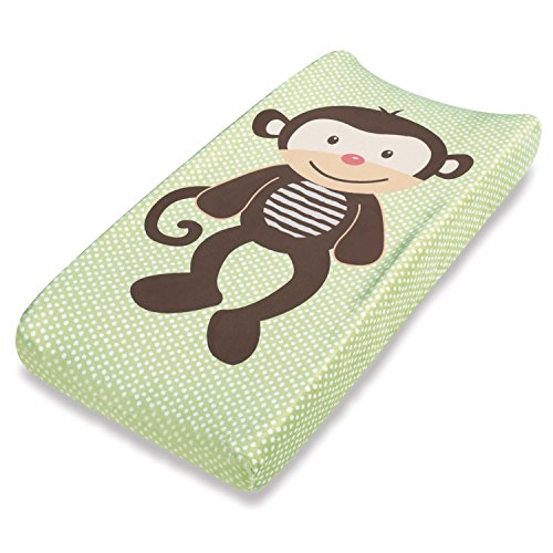 Product Cover Summer Infant Ultra Plush Character Changing Pad Cover, Monkey