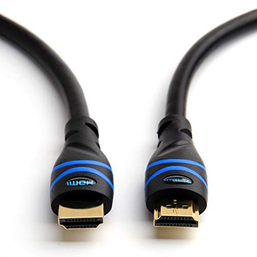 Product Cover BlueRigger 4K HDMI Cable (50 Feet, Black,4K 60Hz, High Speed, In-Wall CL3 Rated)