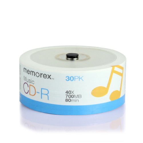 Product Cover Memorex 32020016609 CD-R 80 40x Eco Spindle Discs, 30 Pack