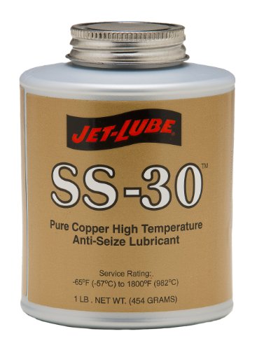 Product Cover Jet-Lube SS-30 Anti-Seize Thread Lubricant and Conductive Termination Compound, 1/4 lbs Brush Top Can