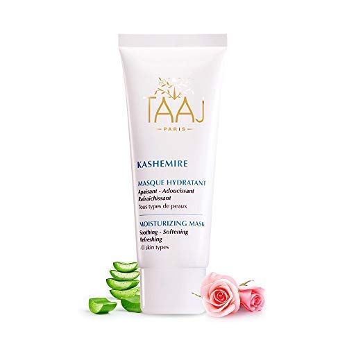 Product Cover Kashemire Moisturizing Face Mask for Dry Skin - All Natural Organic Blend Made in the Himalayas - Contains Rose Water & Aloe Vera, 2.53 oz.