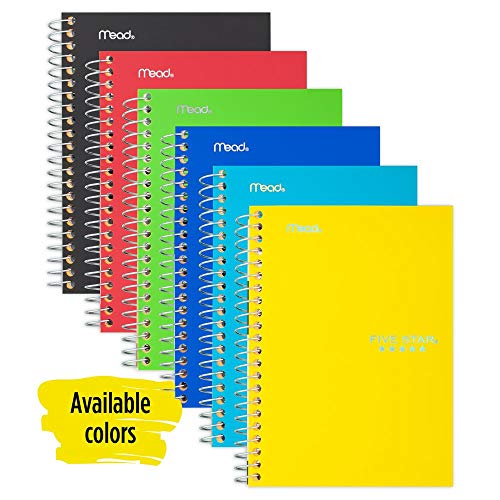 Product Cover Five Star Spiral Notebook, 1 Subject, College Ruled Paper, 100 Sheets, 7