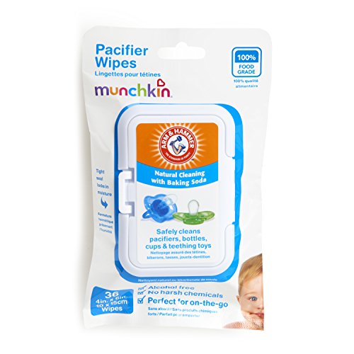 Product Cover Munchkin 36 Pack Arm and Hammer Pacifier Wipes, White