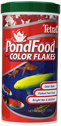 Product Cover TetraPond PondFood Color Flakes, Color-Enhancing Flaked Fish Food For Small Ponds