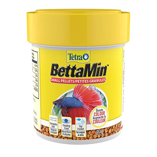 Product Cover Tetra 77019 Betta Floating Mini Pellets for Bettas, 1.02 oz