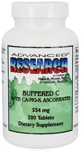Product Cover Buffered C with Ca-Mg-K Ascorbates 554 Mg 200 Tabs