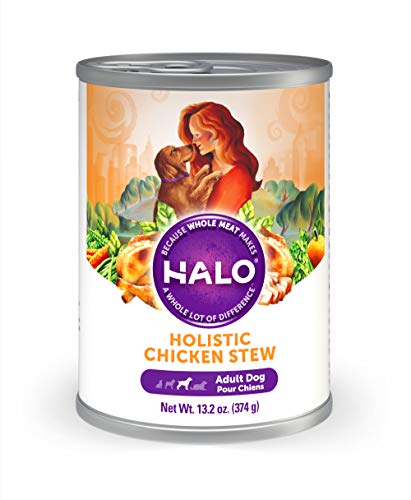 Product Cover Halo Natural Wet Dog Food, Chicken Recipe, 13.2-Ounce Can (Pack Of 6)