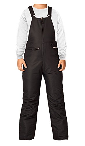 Product Cover Arctix Youth Insulated Snow Bib Overalls, Black, Medium/Regular