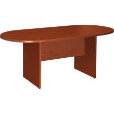 Product Cover Lorell Oval Conference Table, Top and Base, 72 by 36 by 29-1/2-Inch, Cherry
