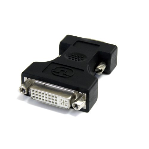 Product Cover StarTech.com DVI-I to VGA Cable Adapter - Black - F / M - DVI I to VGA Adapter for Your VGA Monitor or Display (DVIVGAFMBK)