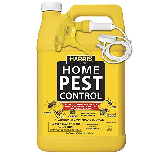 Product Cover Harris Home Insect Killer, Liquid Gallon Spray with Odorless and Non Staining Residual Formula - Kills Ants, Roaches, Spiders, Kudzu Bugs, Stink Bugs, Fleas, Mosquitos, Scorpions, Flies and Silverfish