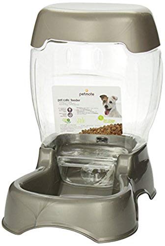 Product Cover Petmate Pet Cafe Feeder Dog and Cat Feeder Pearl Tan, 12 lb