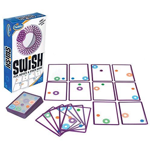Product Cover ThinkFun Swish - A Fun Transparent Card Game and Toy of the  Year Nominee For Age 8 and Up