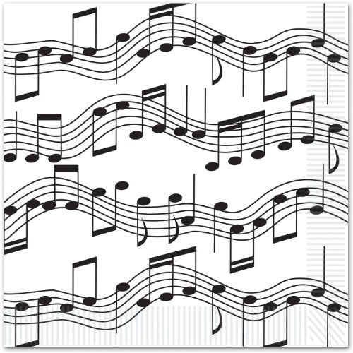 Product Cover Musical Note Luncheon Napkins (2-Ply)    (16/Pkg)