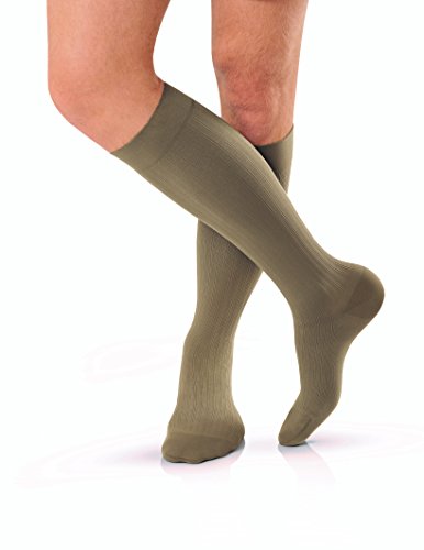 Product Cover JOBST for Men Knee High Closed Toe Compression Stockings, Extra Firm Legware for All Day Comfort for Males, Compression Class- 20-30