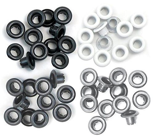 Product Cover We R Memory Keepers Eyelets Standard, Gray, 60 Pieces Per Pack