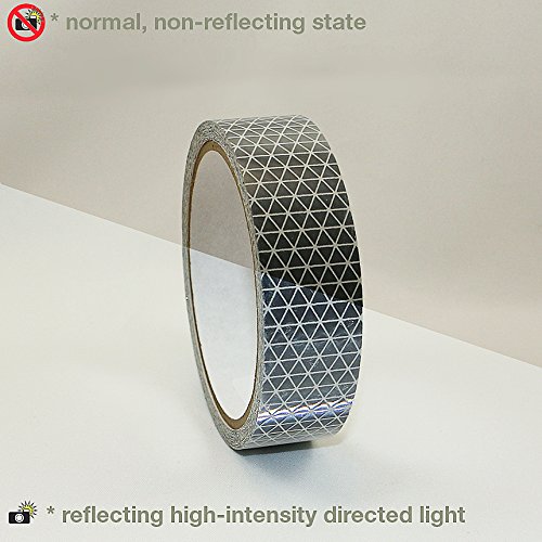 Product Cover Reflexite REF-DB Retroreflective V92 Daybright Tape: 1 in. x 15 ft. (Silver-White) by Reflexite