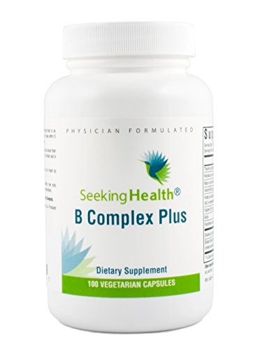 Product Cover B Complex Plus | 100 Capsules | Seeking Health | Vegetarian Vitamin B Complex Capsules | 100 Easy-to-Swallow Capsules