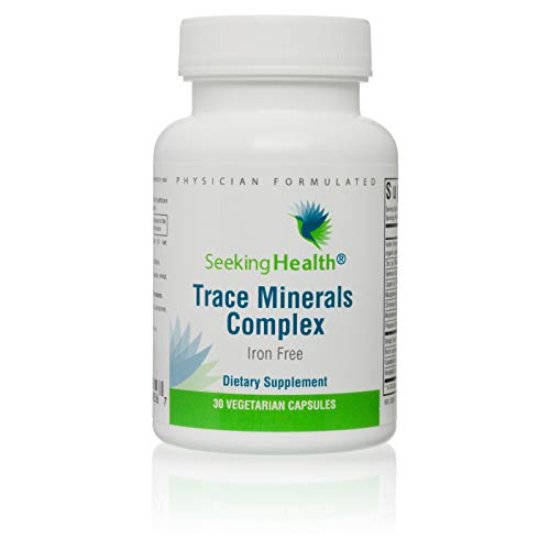 Product Cover Seeking Health | Trace Minerals Complex | Trace Mineral Supplement | Includes Horsetail Extract | 30 Vegetarian Capsules